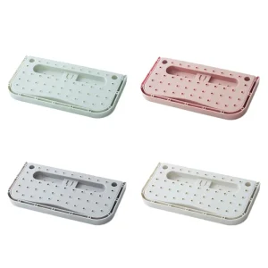 Wall Mounted Shoe Rack Foldable Dustproof Shoe Rack For Bathroom Living Room