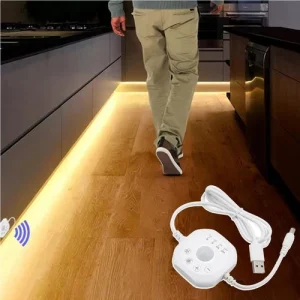 usb pir Motion Sensor Stair COB Strip Lights Chase Effect USB for Home Bedroom