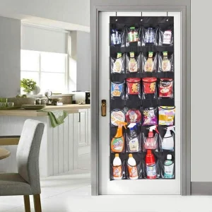 24 Pockets Over Door Hanging Shoe Rack Storage Hanger Space Saver Organiser Tidy